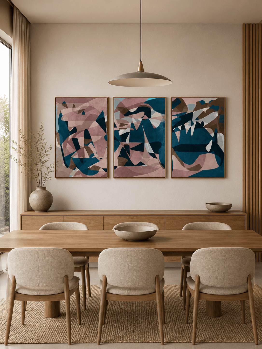 KIT 3 QUADROS DECORATIVOS - RUPESTRE DA HELO